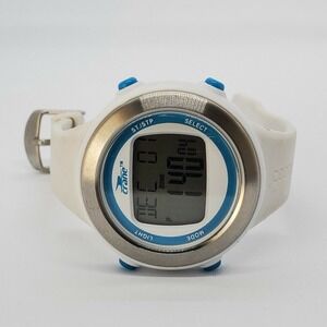 Women's Digital‎ Sports Watch 41MM White Case White Plastic Bands New Battery